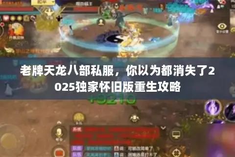 老牌天龙八部私服,你以为都消失了2025独家怀旧版重生攻略 老牌天龙八部私服,你以为都消失了2025独家怀旧版重生攻略