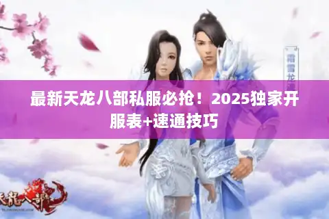 最新天龙八部私服必抢！2025独家开服表+速通技巧