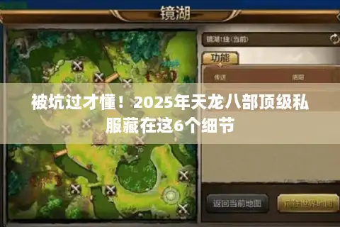 被坑过才懂！2025年天龙八部顶级私服藏在这6个细节