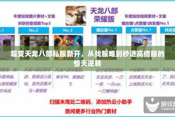 超变天龙八部私服新开，从找服难到秒进高倍服的惊天逆转