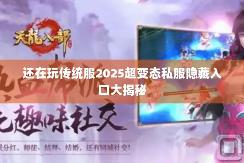 还在玩传统服2025超变态私服隐藏入口大揭秘