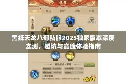 黑纸天龙八部私服2025独家版本深度实测,避坑与巅峰体验指南 黑纸天龙八部私服2025独家版本深度实测,避坑与巅峰体验指南