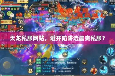 天龙私服网站，避开陷阱选最爽私服？