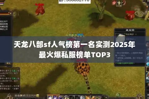 天龙八部sf人气榜第一名实测2025年最火爆私服榜单TOP3