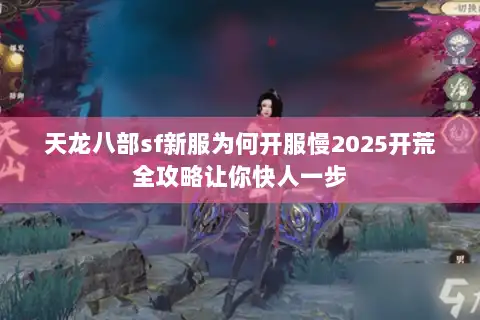 天龙八部sf新服为何开服慢2025开荒全攻略让你快人一步