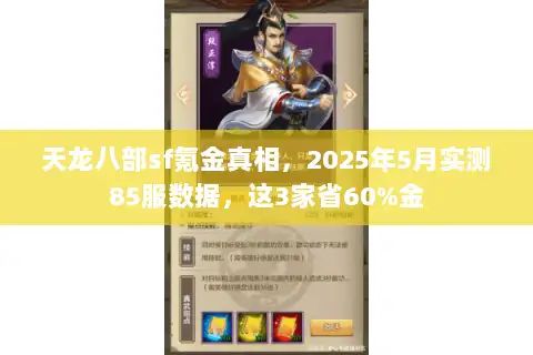 天龙八部sf氪金真相，2025年5月实测85服数据，这3家省60%金