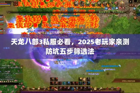 天龙八部3私服必看，2025老玩家亲测防坑五步筛选法
