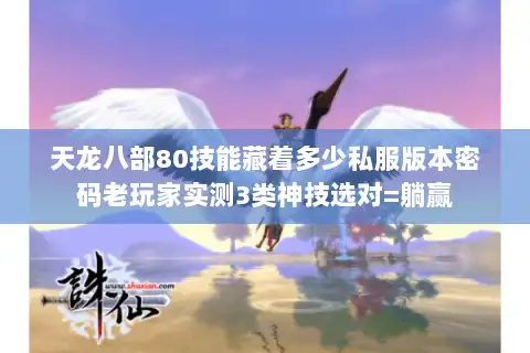 天龙八部80技能藏着多少私服版本密码老玩家实测3类神技选对=躺赢