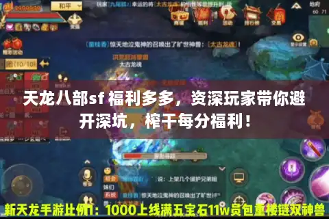 天龙八部sf 福利多多，资深玩家带你避开深坑，榨干每分福利！