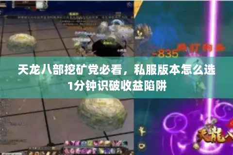 天龙八部挖矿党必看，私服版本怎么选1分钟识破收益陷阱