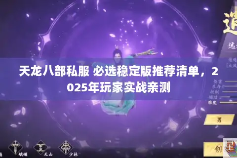 天龙八部私服 必选稳定版推荐清单,2025年玩家实战亲测 天龙八部私服 必选稳定版推荐清单,2025年玩家实战亲测