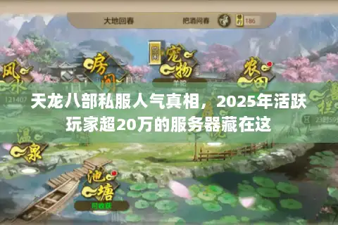 天龙八部私服人气真相，2025年活跃玩家超20万的服务器藏在这