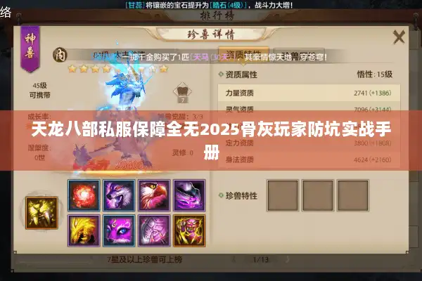 天龙八部私服保障全无2025骨灰玩家防坑实战手册