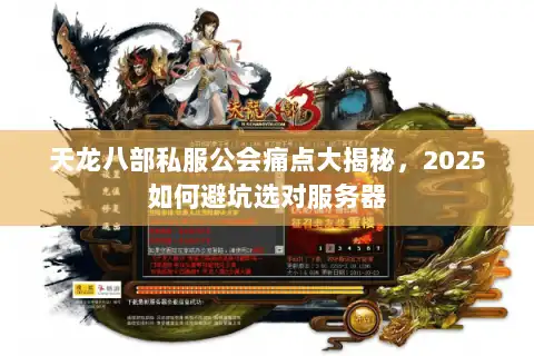 天龙八部私服公会痛点大揭秘，2025如何避坑选对服务器