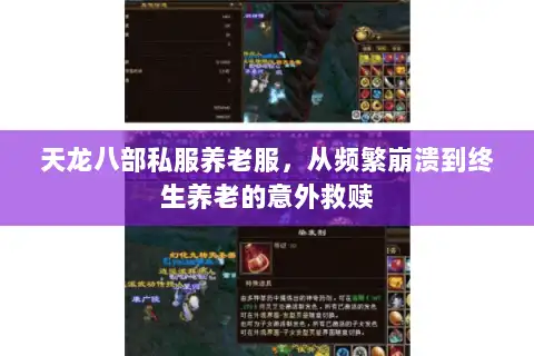 天龙八部私服养老服，从频繁崩溃到终生养老的意外救赎