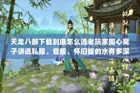 天龙八部下载到底怎么选老玩家掏心窝子讲透私服、官服、怀旧版的水有多深