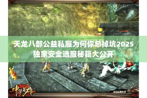 天龙八部公益私服为何你总掉坑2025独家安全选服秘籍大公开 天龙八部公益私服为何你总掉坑2025独家安全选服秘籍大公开