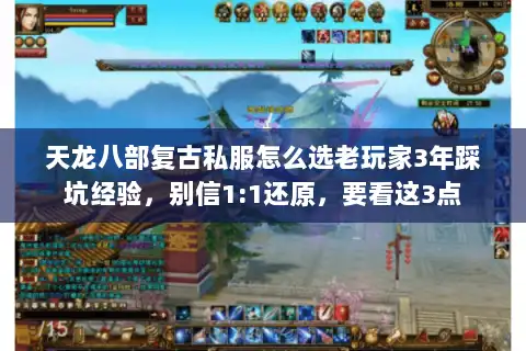 天龙八部复古私服怎么选老玩家3年踩坑经验，别信1:1还原，要看这3点