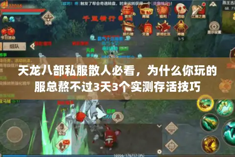 天龙八部私服散人必看,为什么你玩的服总熬不过3天3个实测存活技巧 天龙八部私服散人必看,为什么你玩的服总熬不过3天3个实测存活技巧