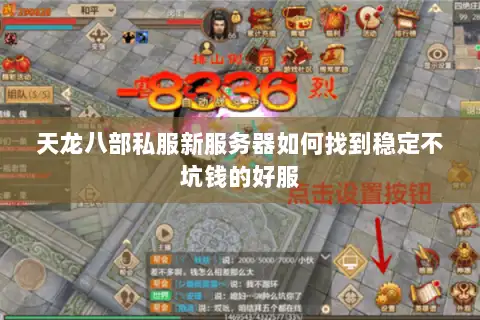 天龙八部私服新服务器如何找到稳定不坑钱的好服