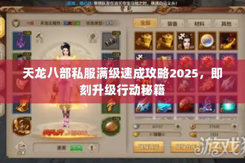 天龙八部私服满级速成攻略2025,即刻升级行动秘籍 天龙八部私服满级速成攻略2025,即刻升级行动秘籍