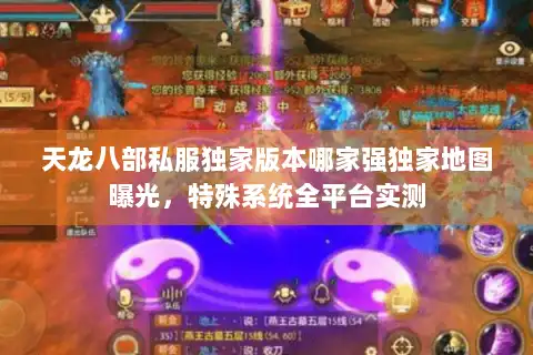 天龙八部私服独家版本哪家强独家地图曝光，特殊系统全平台实测