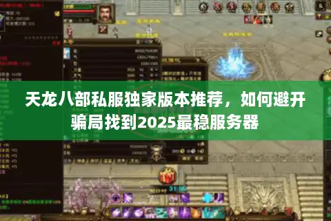 天龙八部私服独家版本推荐，如何避开骗局找到2025最稳服务器