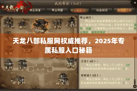 天龙八部私服网权威推荐，2025年专属私服入口秘籍