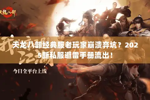 天龙八部经典服老玩家崩溃弃坑？2025新私服避雷手册流出！