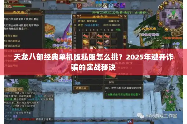 天龙八部经典单机版私服怎么挑？2025年避开诈骗的实战秘诀