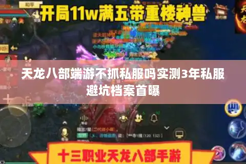 天龙八部端游不抓私服吗实测3年私服避坑档案首曝