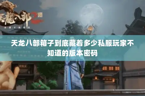 天龙八部箱子到底藏着多少私服玩家不知道的版本密码