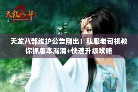 天龙八部维护公告刚出!私服老司机教你抓版本漏洞+快速升级攻略 天龙八部维护公告刚出!私服老司机教你抓版本漏洞+快速升级攻略