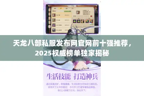 天龙八部私服发布网官网前十强推荐，2025权威榜单独家揭秘