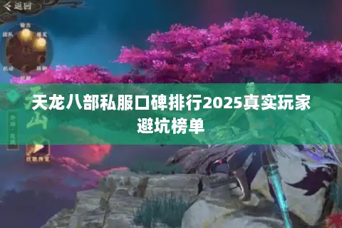 天龙八部私服口碑排行2025真实玩家避坑榜单
