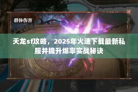 天龙sf攻略，2025年火速下载最新私服并提升爆率实战秘诀