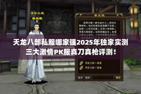 天龙八部私服哪家强2025年独家实测三大激情PK服真刀真枪评测！