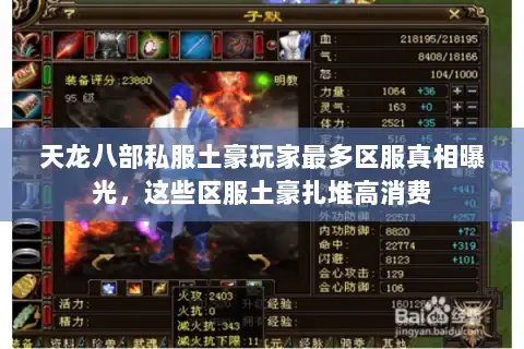 天龙八部私服土豪玩家最多区服真相曝光,这些区服土豪扎堆高消费 天龙八部私服土豪玩家最多区服真相曝光,这些区服土豪扎堆高消费