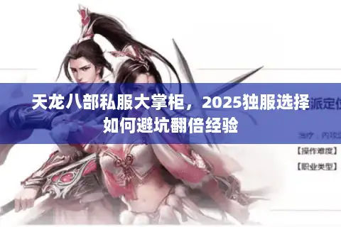 天龙八部私服大掌柜，2025独服选择如何避坑翻倍经验