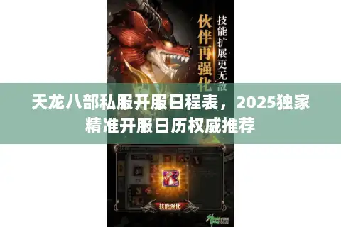 天龙八部私服开服日程表，2025独家精准开服日历权威推荐