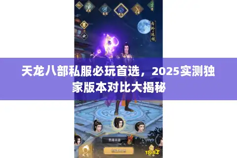 天龙八部私服必玩首选，2025实测独家版本对比大揭秘