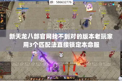 新天龙八部官网找不到对的版本老玩家用3个匹配法直接锁定本命服