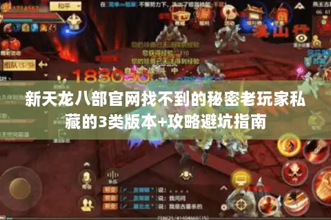 新天龙八部官网找不到的秘密老玩家私藏的3类版本+攻略避坑指南 新天龙八部官网找不到的秘密老玩家私藏的3类版本+攻略避坑指南