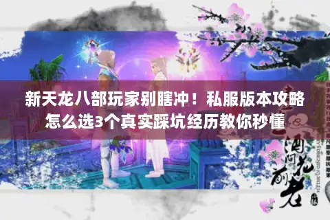 新天龙八部玩家别瞎冲!私服版本攻略怎么选3个真实踩坑经历教你秒懂 新天龙八部玩家别瞎冲!私服版本攻略怎么选3个真实踩坑经历教你秒懂