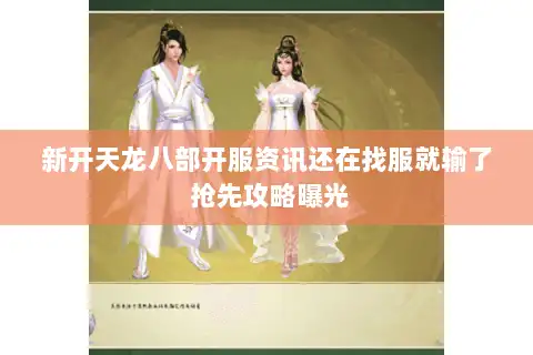 新开天龙八部开服资讯还在找服就输了 抢先攻略曝光
