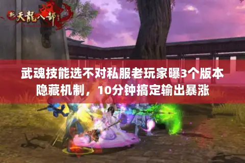 武魂技能选不对私服老玩家曝3个版本隐藏机制，10分钟搞定输出暴涨