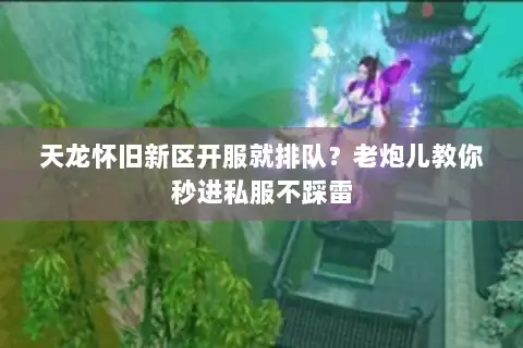天龙怀旧新区开服就排队？老炮儿教你秒进私服不踩雷