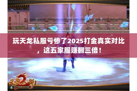 玩天龙私服亏惨了2025打金真实对比，这五家服赚翻三倍！