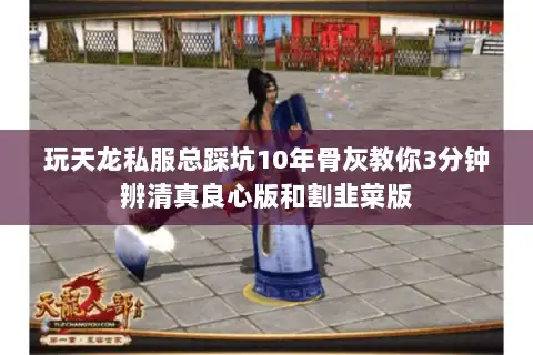 玩天龙私服总踩坑10年骨灰教你3分钟辨清真良心版和割韭菜版