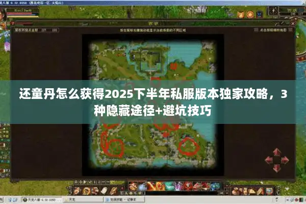 还童丹怎么获得2025下半年私服版本独家攻略，3种隐藏途径+避坑技巧